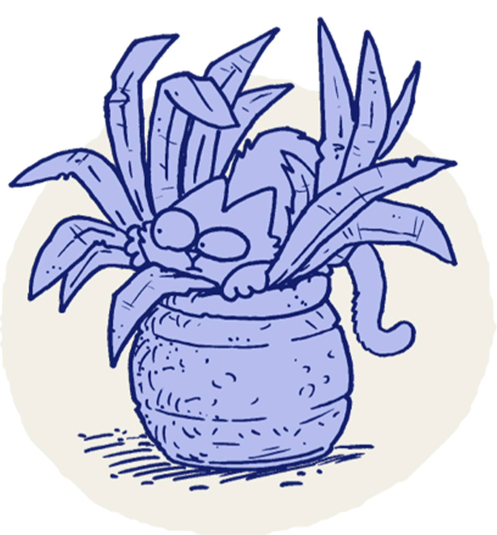 Zodic Cats Icons Saggitarius Blue